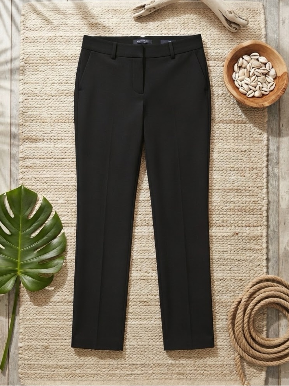 EXPRESS Design Studio Tailored Black Ankle Length Business Casual Slacks